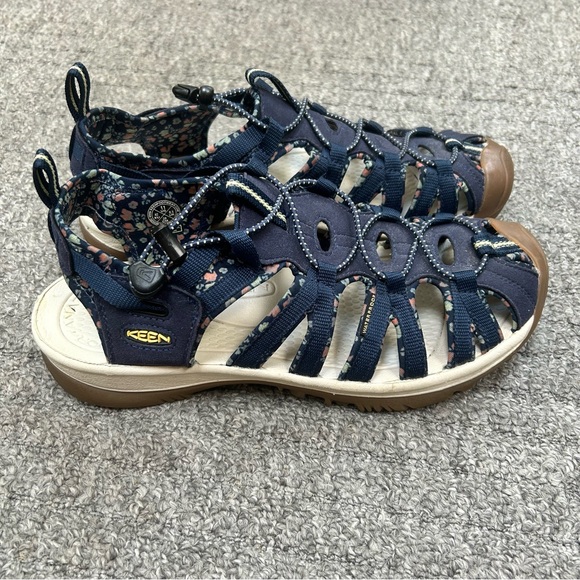 Keen Whisper Sport Strappy Womens Size 11 Blue Casual Sandals Strappy Anti Odor - Picture 1 of 9